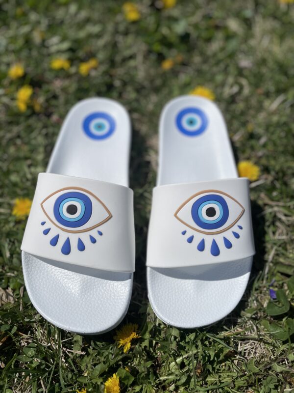 Evil Eye Summer Comfortable Slides - Image 3