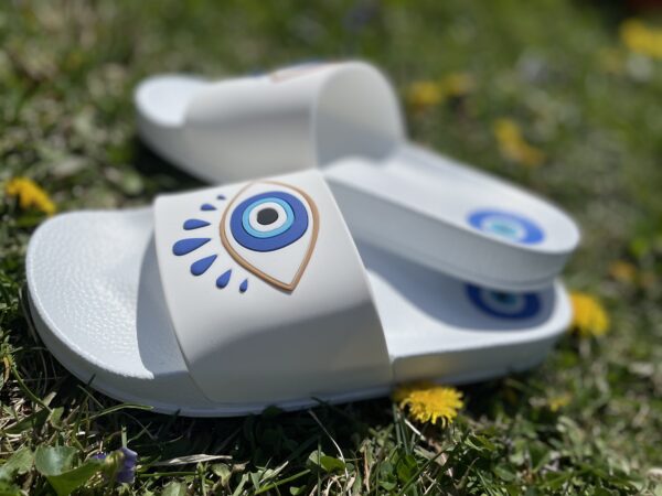 Evil Eye Summer Comfortable Slides - Image 2