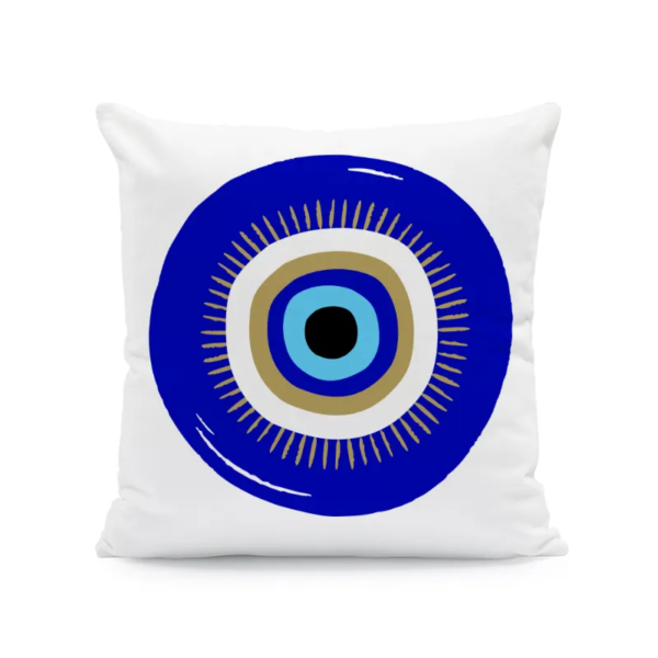 18x18 Evil Eye Velvet Decorative Cushion Covers - Image 13