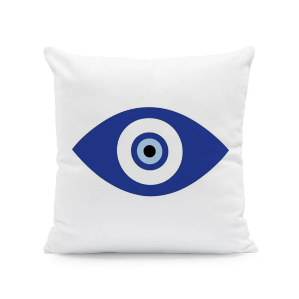 18x18 Evil Eye Velvet Decorative Cushion Covers - Image 7