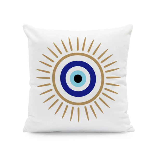 18x18 Evil Eye Velvet Decorative Cushion Covers - Image 10