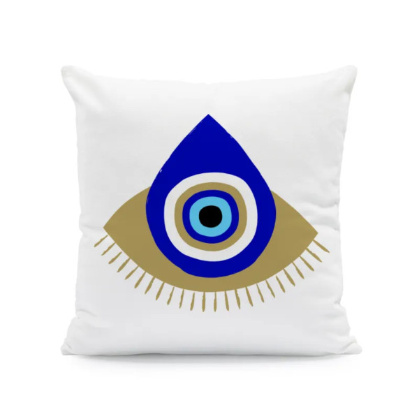 18x18 Evil Eye Velvet Decorative Cushion Covers - Image 14