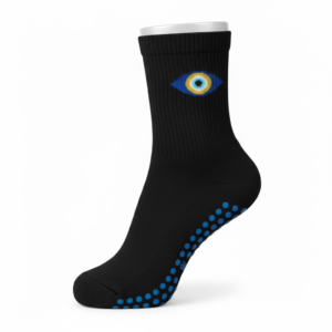 Evil Eyes Pilates Yoga Grip Socks