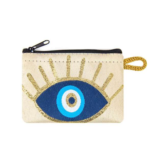 Evil Eye Woven Coin Purse - Image 11