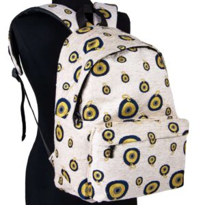 Evil Eye Woven Backpack